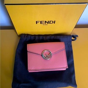 Fendi Micro Trifold leather wallet